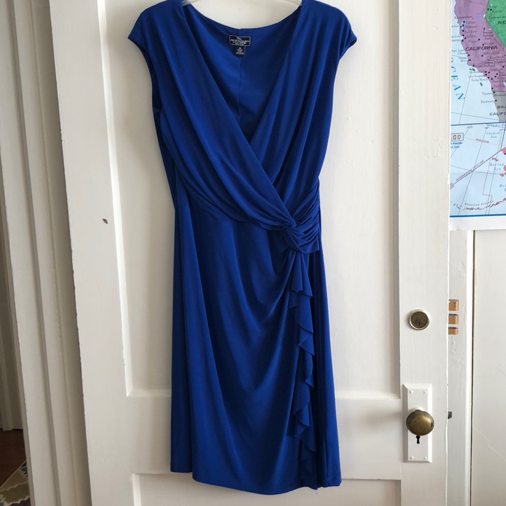 Ruched Dress with Knot